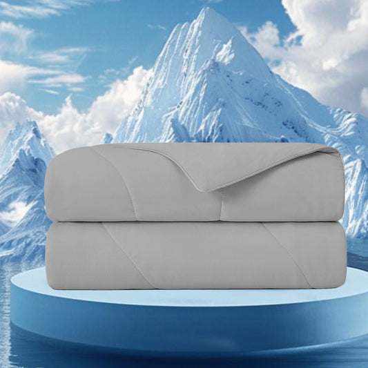 1-Piece 108x90' Cooling DA Comforter,Gray