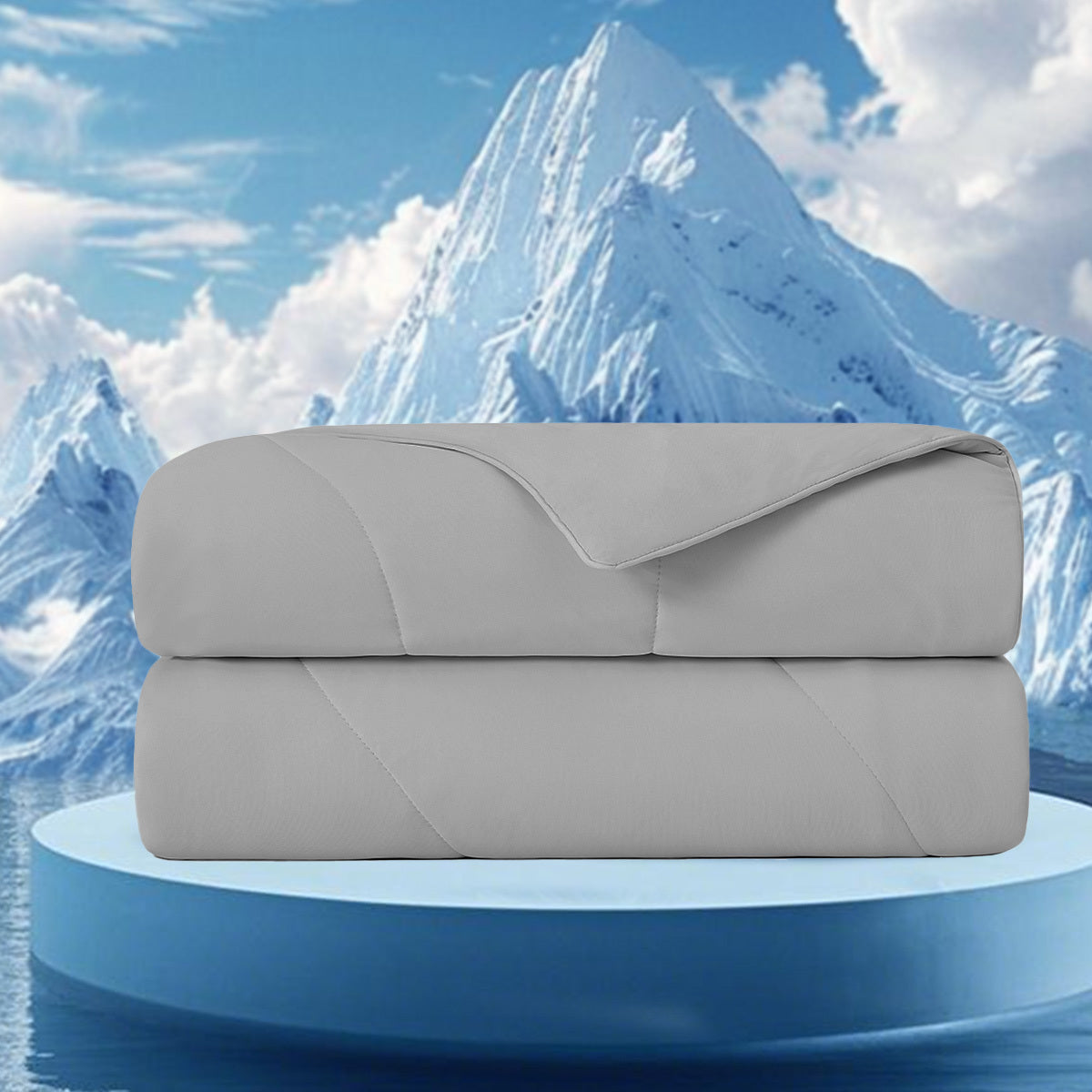 1-Piece 108x90' Cooling DA Comforter,Gray