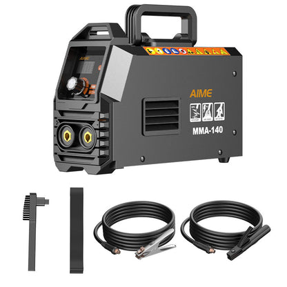 AIME 140A Arc Welder, Mini Portable MMA Arc Push Welding Machine, Hot Start 110V Arc Weld Machine, Digital Display BT Inverter Welder