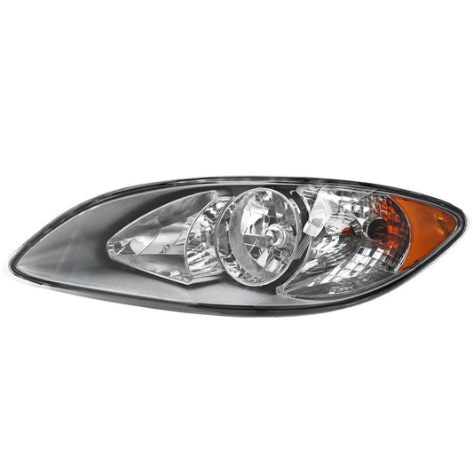 Chrome Headlights Assembly Compatible With International ProStar 2008-2016 Left Driver Side