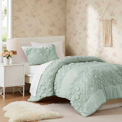 2-Piece Twin Comforter Set,Sage