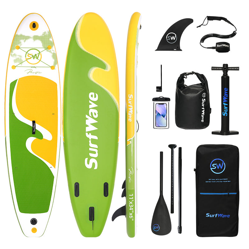 Inflatable Stand Up Paddle Board 11'x34'x6' With Accessories