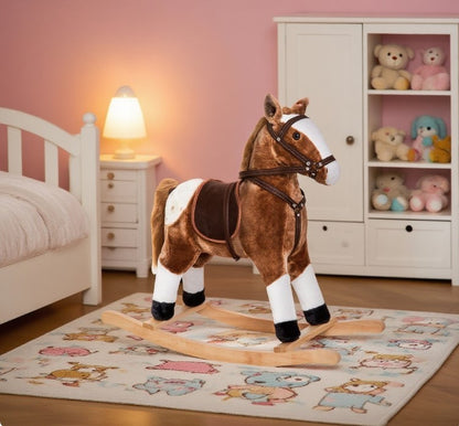 Kids Rocking Horse Kids Plush Toy Rocking Horse