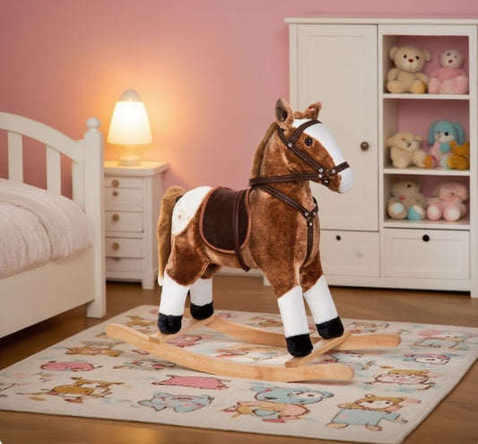 Kids Rocking Horse Kids Plush Toy Rocking Horse