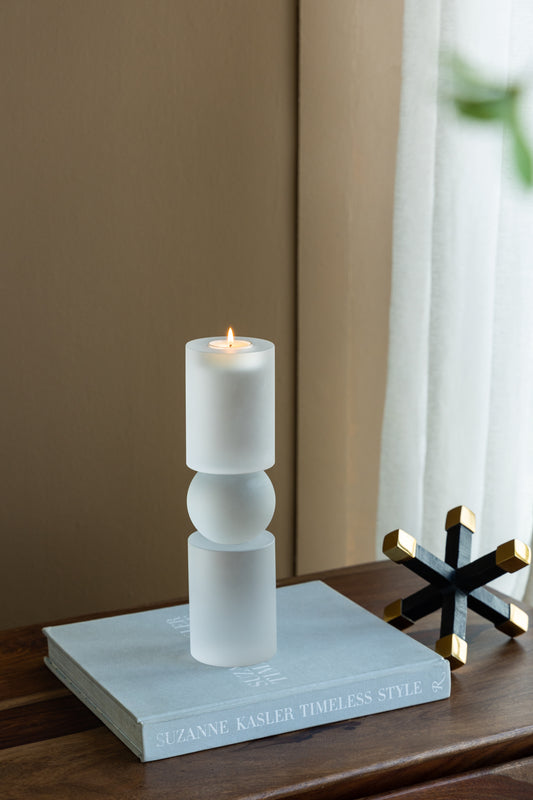 D3.1x11' Palisade Medium Glass Candle Holder