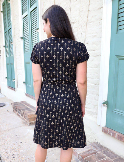 Fleur De Lis Organic Dress