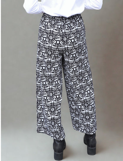 Folklore Organic Wide Leg Crop Pants