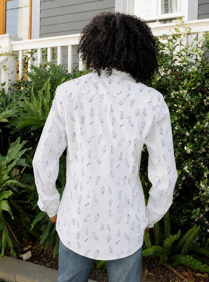 Fresh Catch Organic Cotton Men's Button Down Shirt - Pre-Order