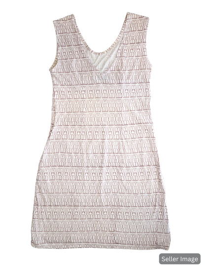 Geo Mauve Organic Dress : Pre-Loved