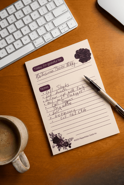Gratitude but Make It Cute Notepad