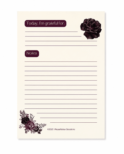 Gratitude but Make It Cute Notepad