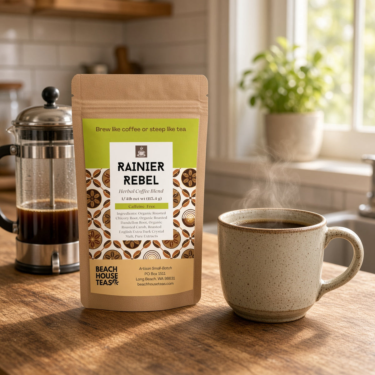 Rainier Rebel Herbal Coffee