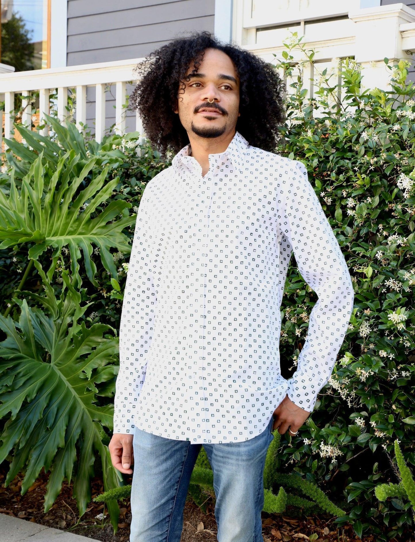 Harit Organic Cotton Men's Button Down Shirt