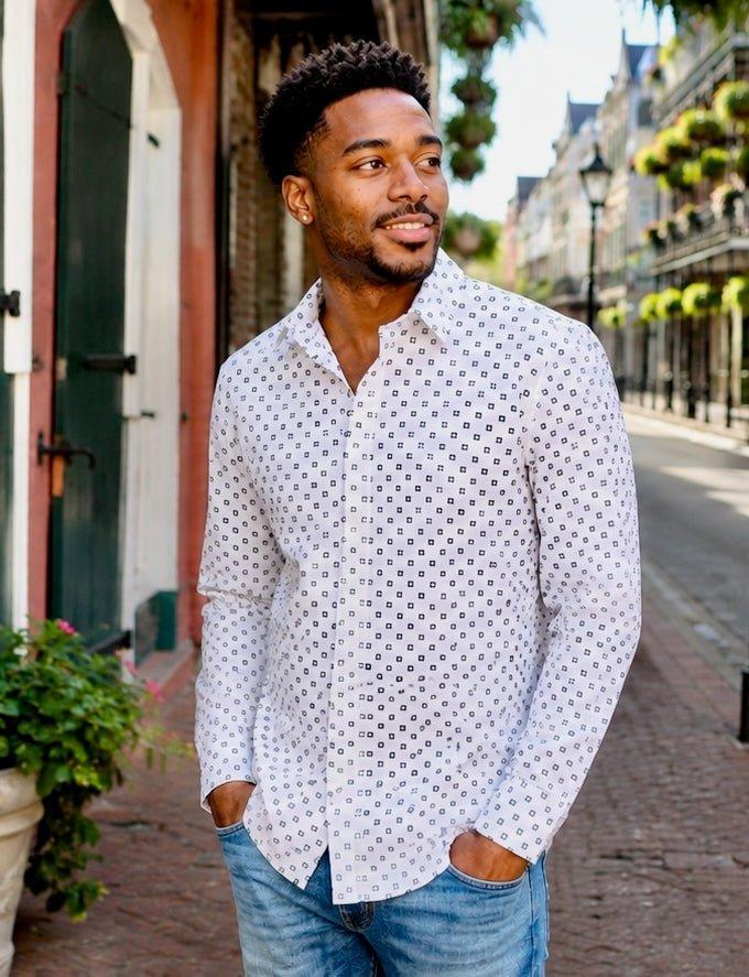 Harit Organic Cotton Men's Button Down Shirt