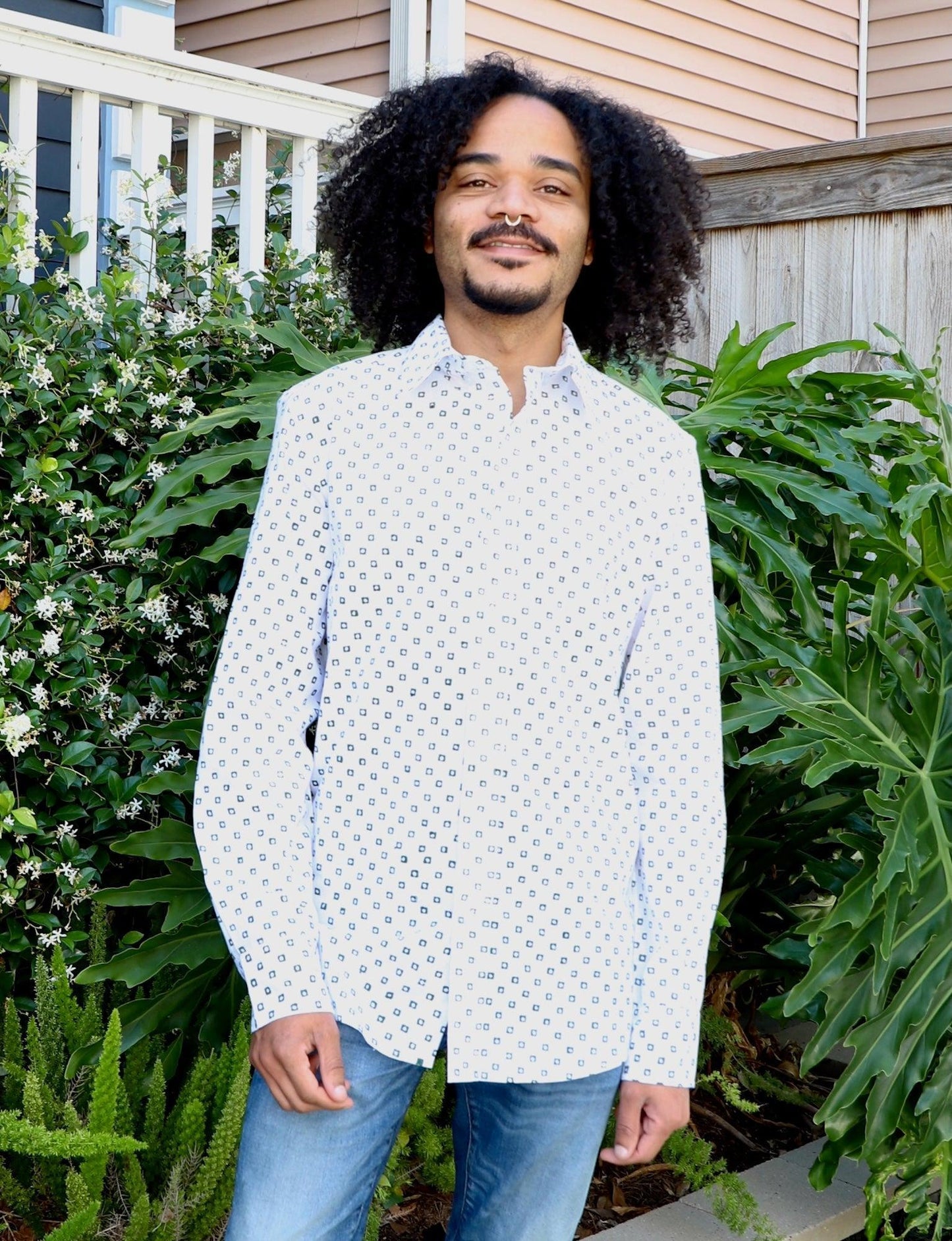 Harit Organic Cotton Men's Button Down Shirt