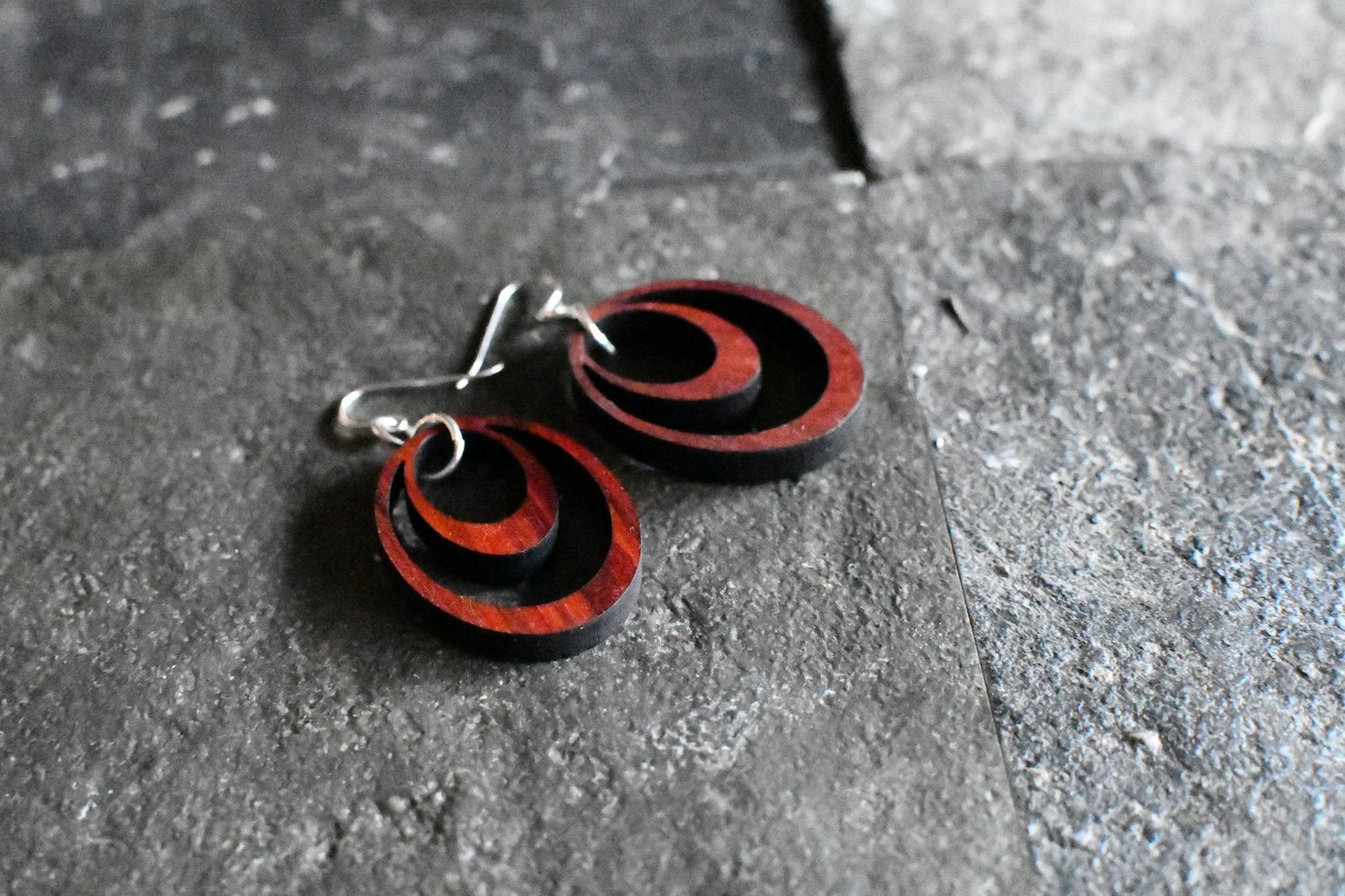 Wooden Hoop Earrings – Lightweight & Natural