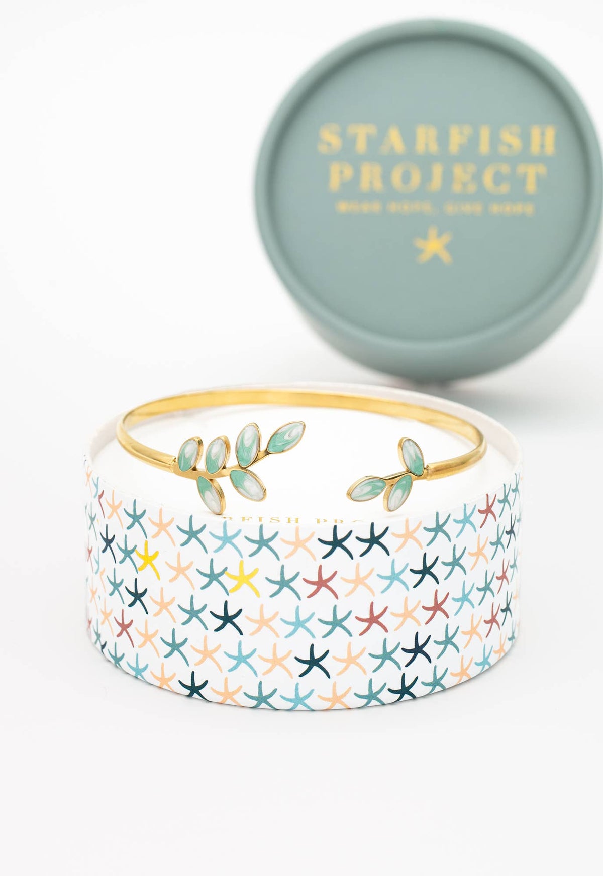 Hope Grows Mint Leaf Bracelet