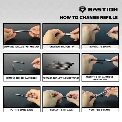 Replacement Ink Cartridge for Bolt Action Pen by Bastion®