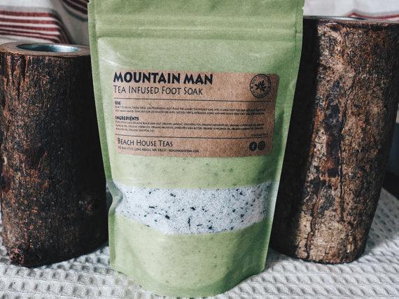Mountain Man Tea-Infused Foot Soak Salts for Men