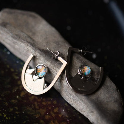 SLIGHTLY FLAWED Mountain Range Earrings