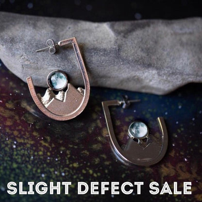 SLIGHTLY FLAWED Mountain Range Earrings