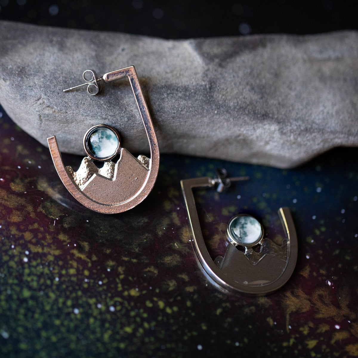 SLIGHTLY FLAWED Mountain Range Earrings