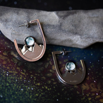 SLIGHTLY FLAWED Mountain Range Earrings