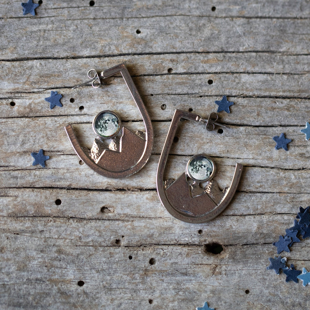 SLIGHTLY FLAWED Mountain Range Earrings