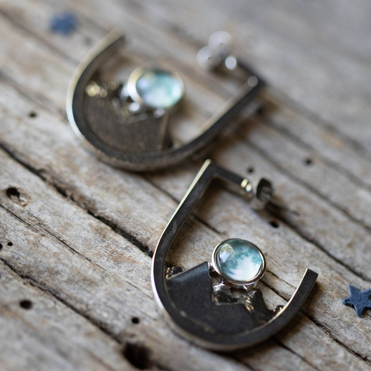 SLIGHTLY FLAWED Mountain Range Earrings