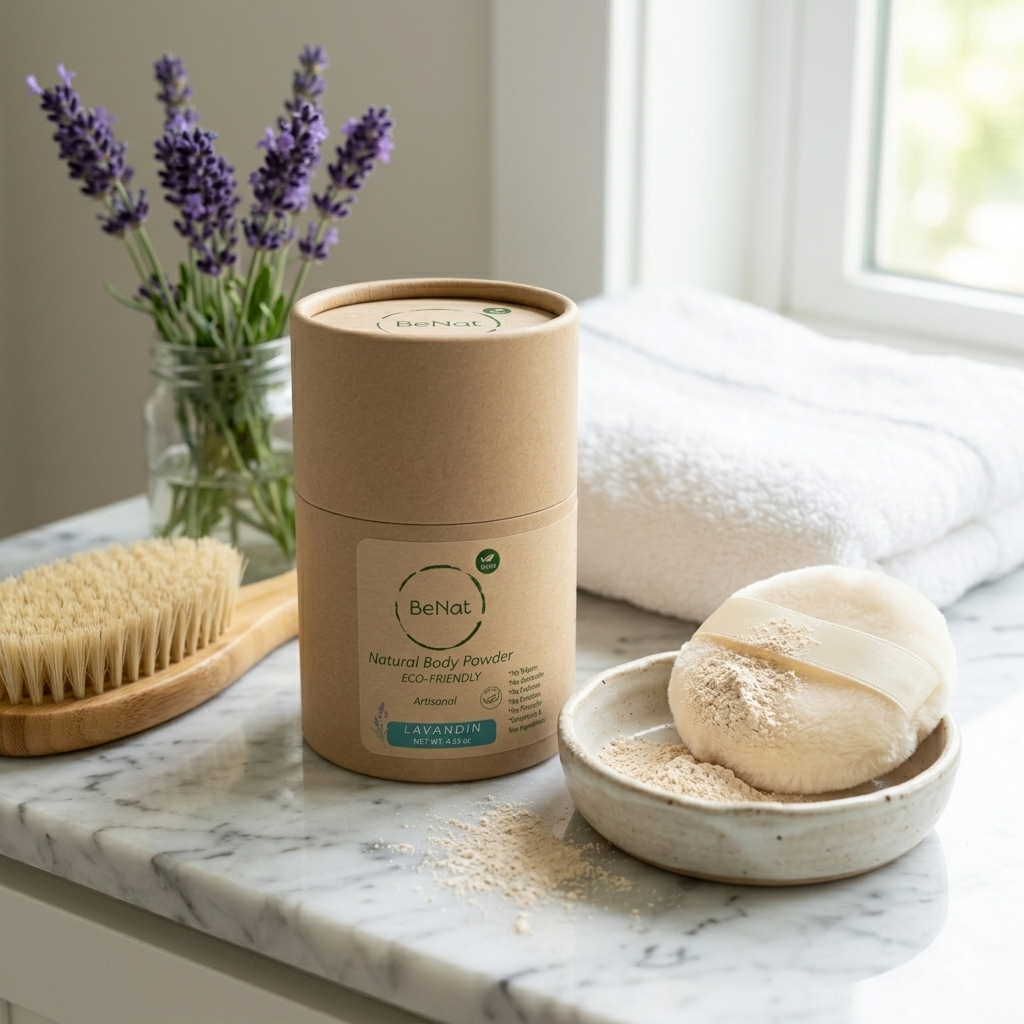 2-Pack Talc-Free Natural Body and Deodorant Powder