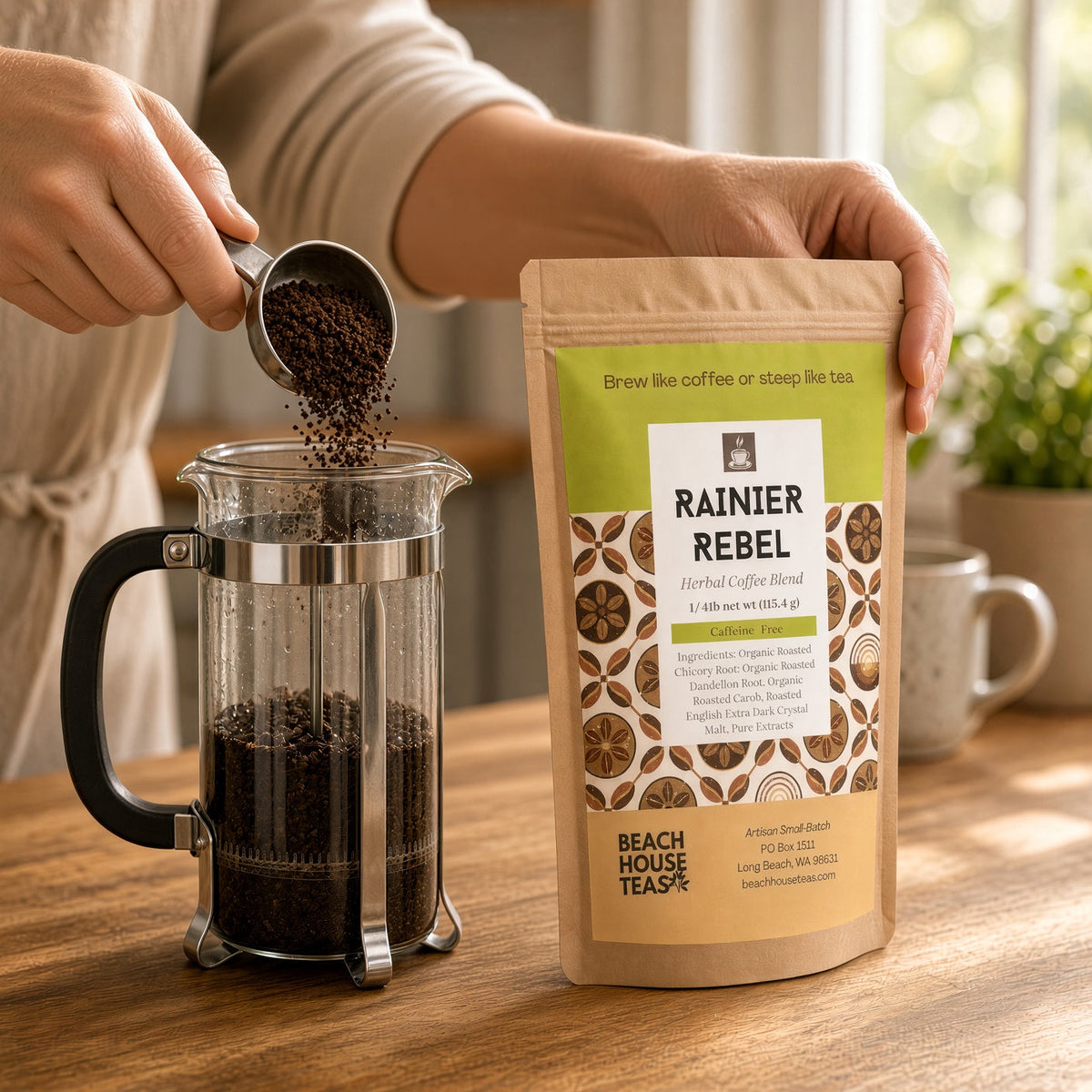 Rainier Rebel Herbal Coffee