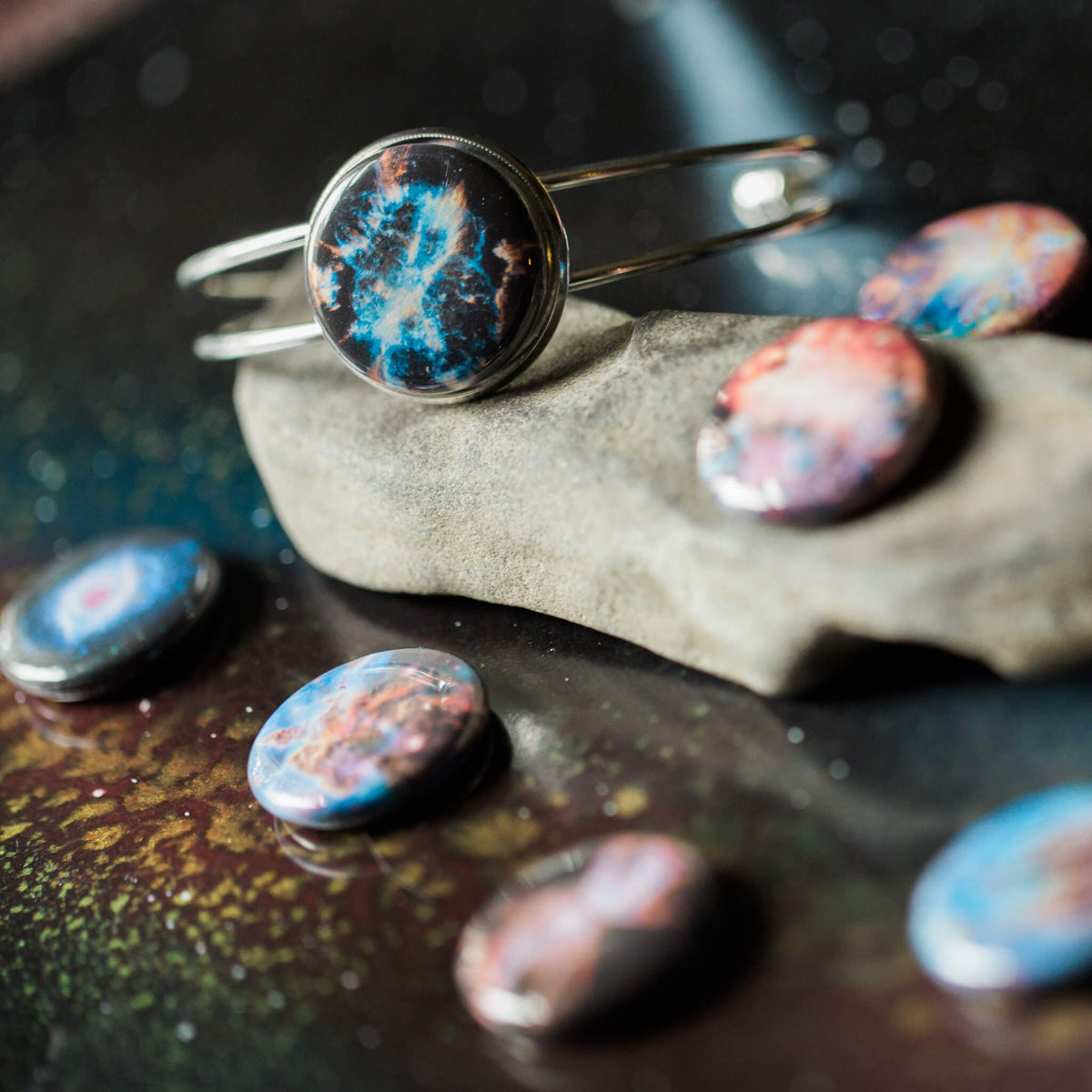 Interchangeable Nebula Cuff Bracelet