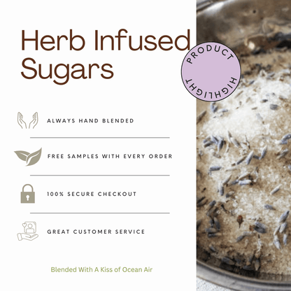 Orange Peel Infused Artisan Culinary Sugar