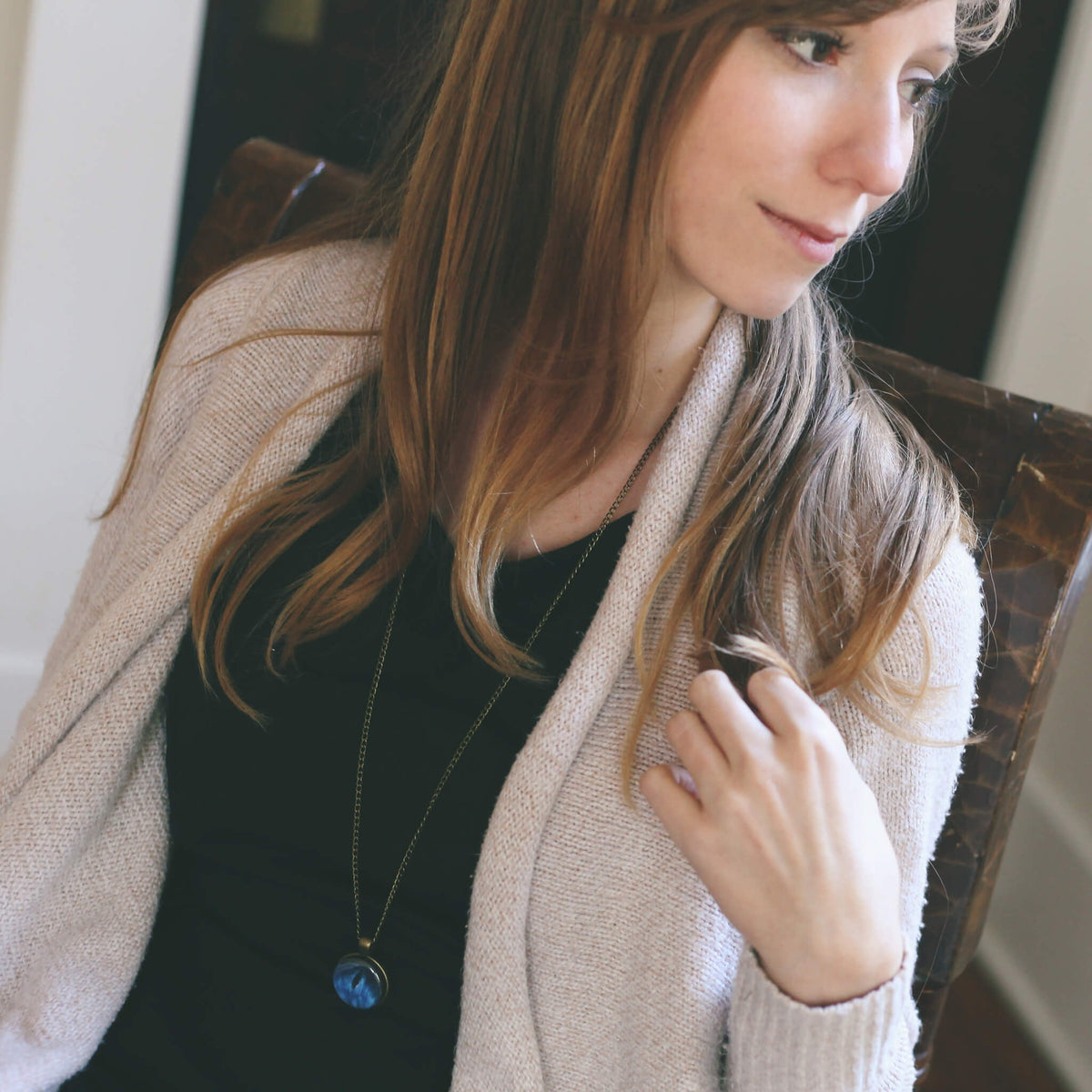 Interchangeable Solar System Necklace