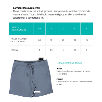 Kid's Organic Cotton Shorts