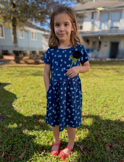 Little Blueberry Organic Twirl Dress