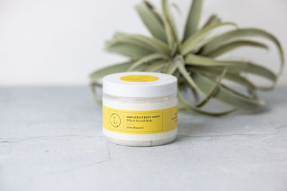 Grapefruit Body Oil & Body Scrub Gift Set