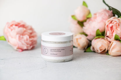 CBD Lavender Body Scrub – Natural Exfoliating Salt Scrub