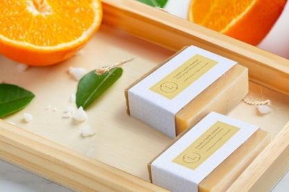 Orange Ylang Ylang Handmade Soap Bars – Vegan Set of 2