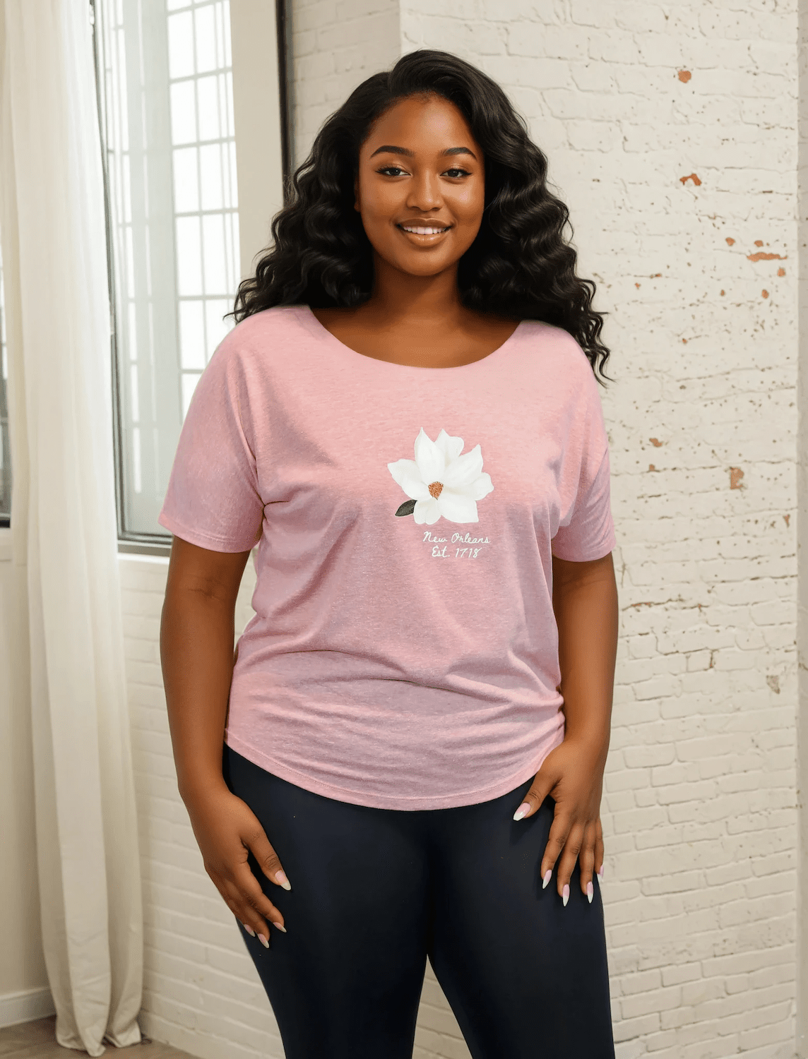 Magnolia Eco-Triblend Flowy Tee : Fair Trade