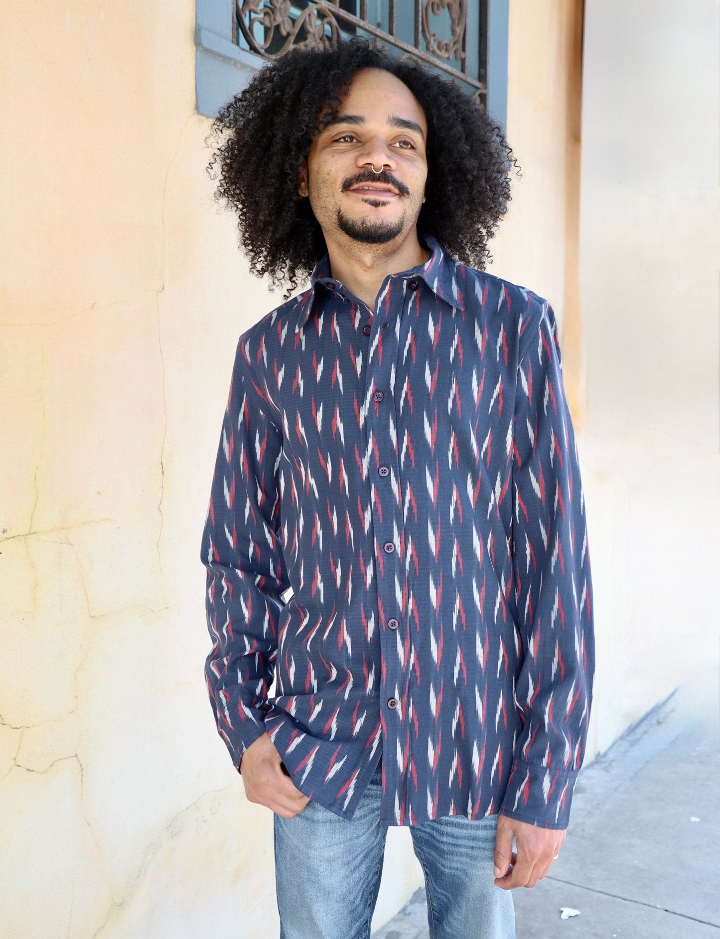 Maritime Organic Cotton Men's Button Down Shirt