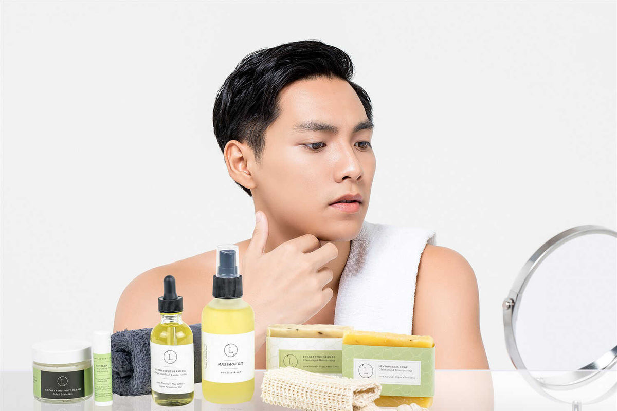 Eucalyptus Men's Grooming Gift Set – Natural Beard & Skincare
