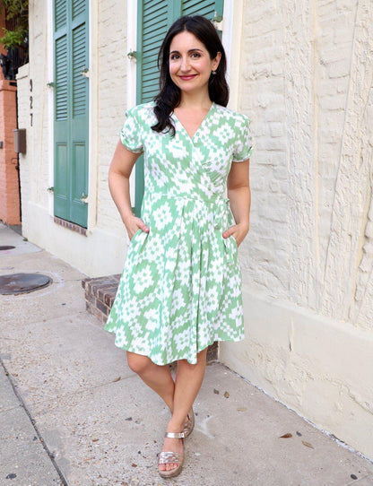Mint Julep Organic Cotton Wrap Dress