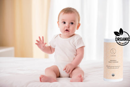 USDA Organic Baby Powder – Talc-Free, 2-Pack