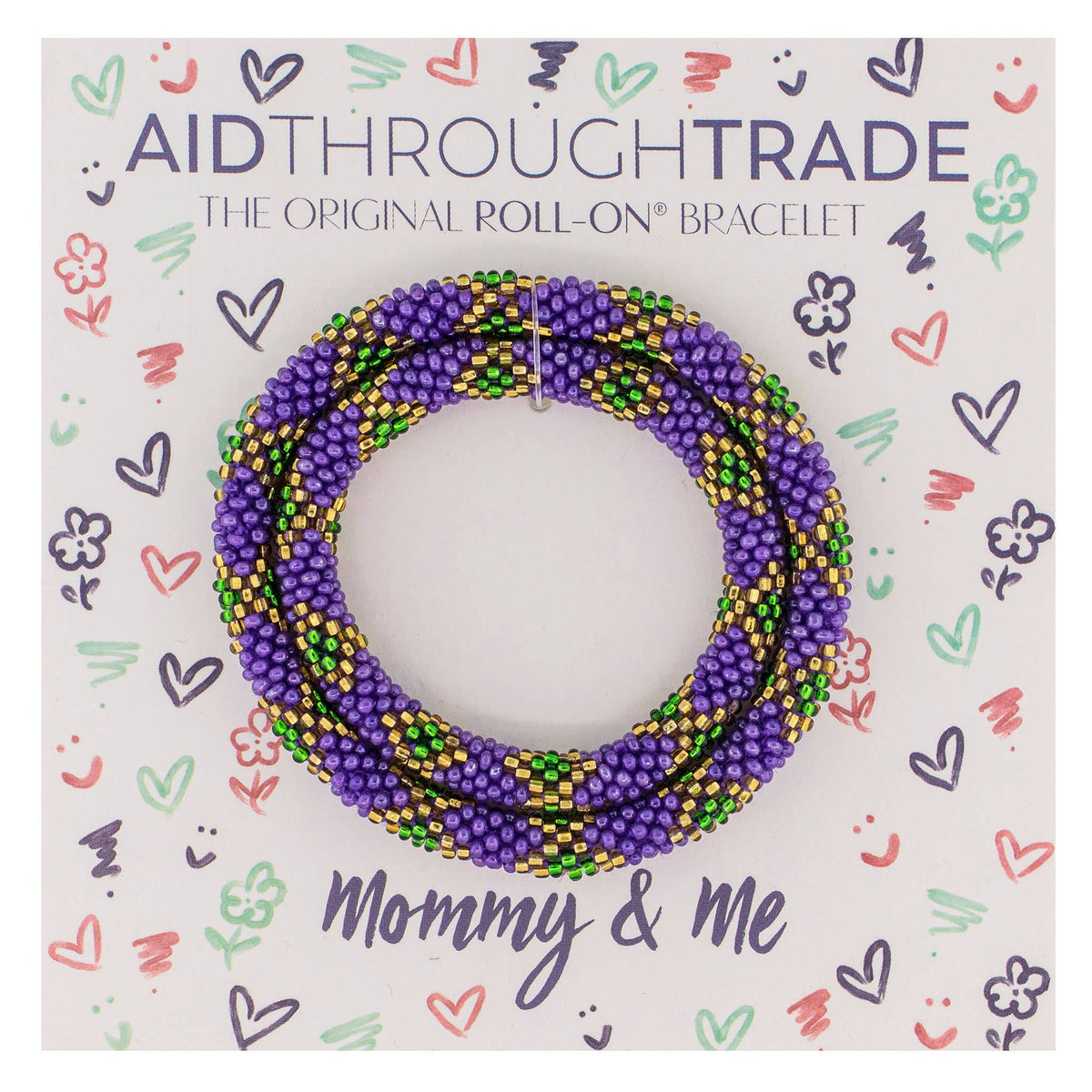 Mommy & Me Mardi Gras Bracelets 💜💛💚