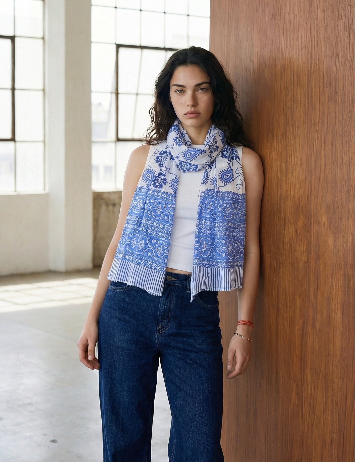 Mom's Favorite Blue Scarf