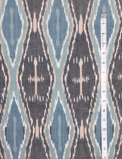 Multi Ikat Handwoven Cotton Fabric by the Yard