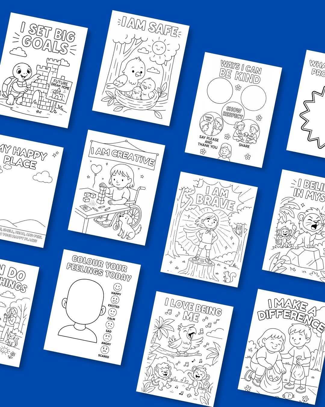 "My Feelings Matter!" Affirmation and Activity Colouring Book for Emotional Awareness