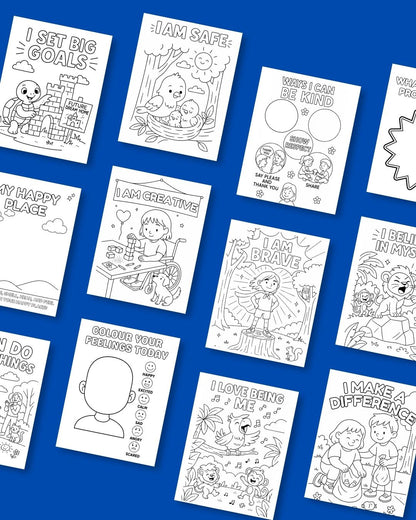 "My Feelings Matter!" Affirmation and Activity Colouring Book for Emotional Awareness