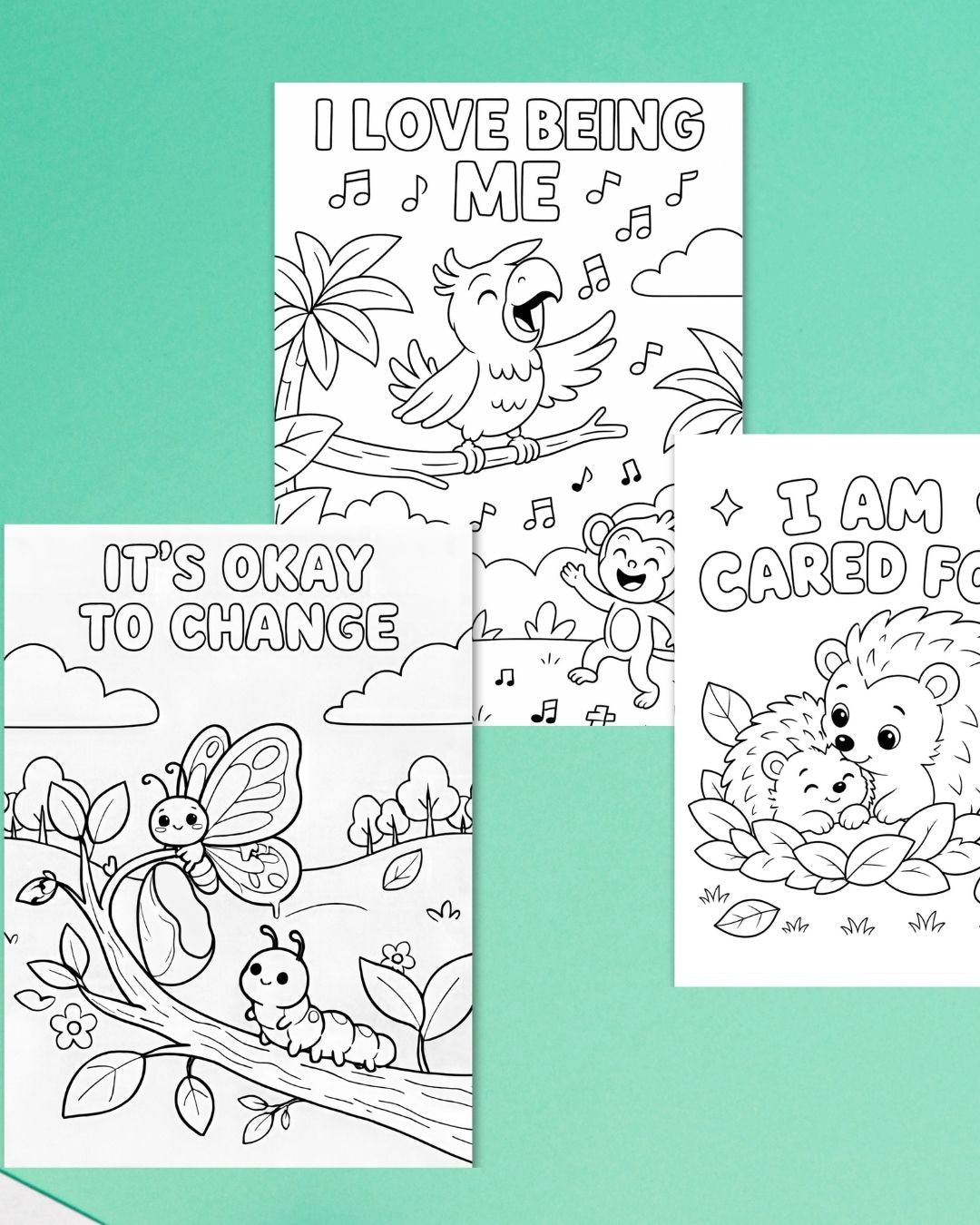 "My Feelings Matter!" Animal Kingdom Bite-Sized Colouring Book